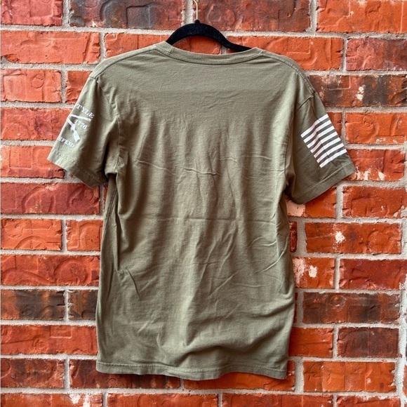 Grunt Style Mens Small Green Born To Grill Fire Short Sleeve Graphic Tshirt - Picture 4 of 8